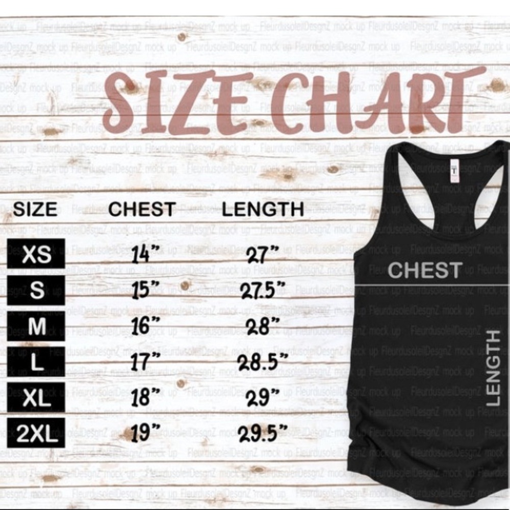 Size S-L “It’s Fine..” Racerback Tank Top - Picture 2 of 3